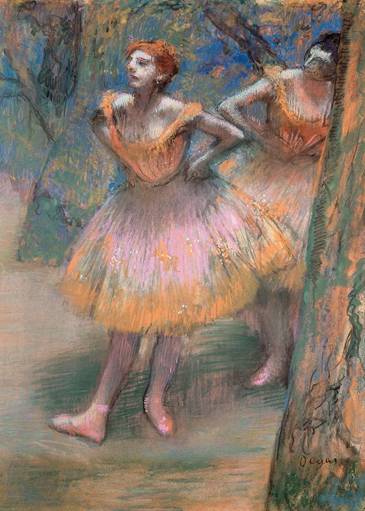 Two Dancers art print by Edgar Degas for $57.95 CAD