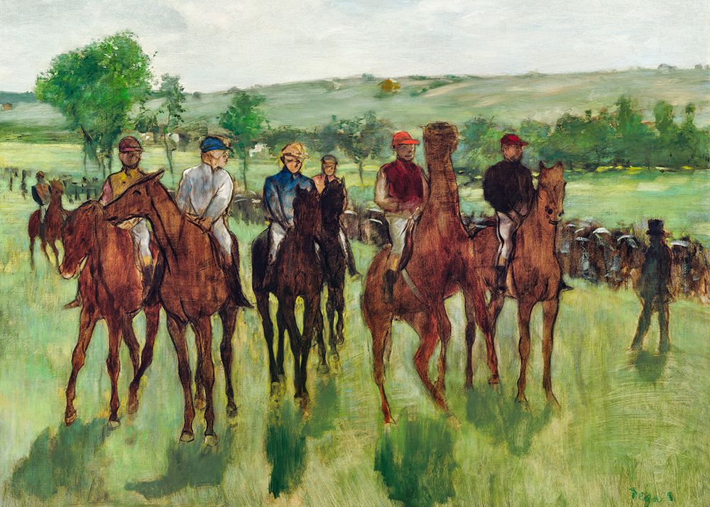 The Riders art print by Edgar Degas for $57.95 CAD