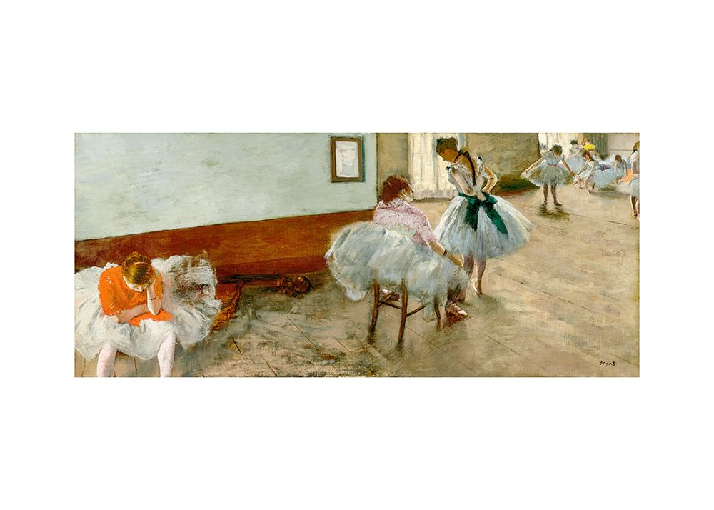 The Dance Lesson No.2 art print by Edgar Degas for $57.95 CAD