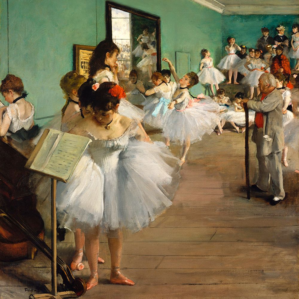 The Dance Class art print by Edgar Degas for $57.95 CAD