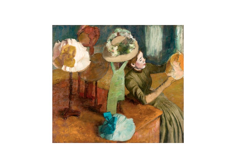 The Millinery Shop art print by Edgar Degas for $57.95 CAD