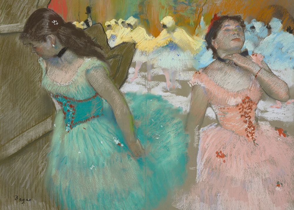 Entrance of the Masked Dancers art print by Edgar Degas for $57.95 CAD