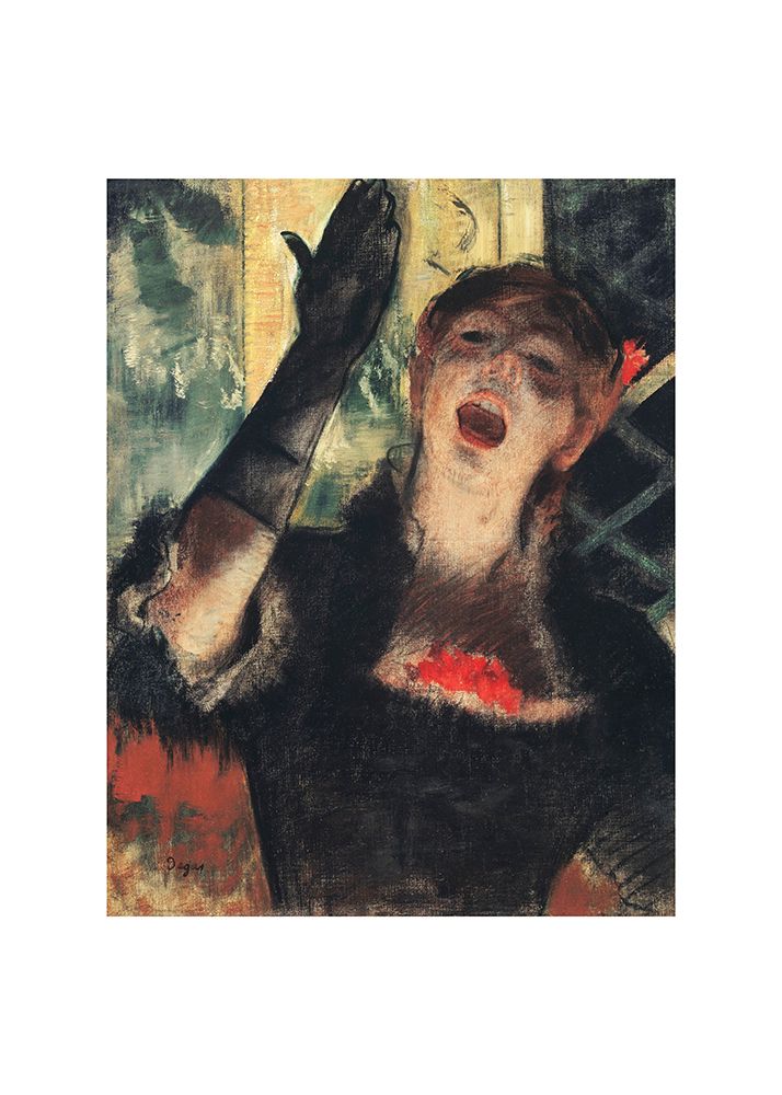 Café Singer No.2 art print by Edgar Degas for $57.95 CAD
