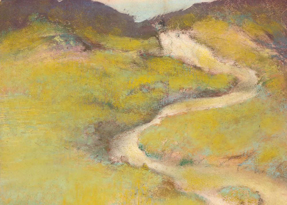 Pathway In a Field art print by Edgar Degas for $57.95 CAD