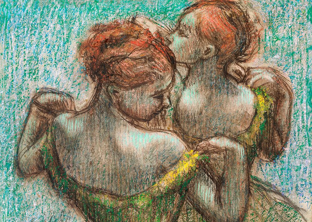 Two Dancers art print by Edgar Degas for $57.95 CAD