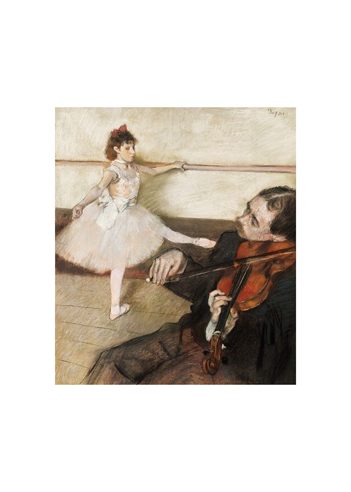 The Dance Lesson No.2 art print by Edgar Degas for $57.95 CAD