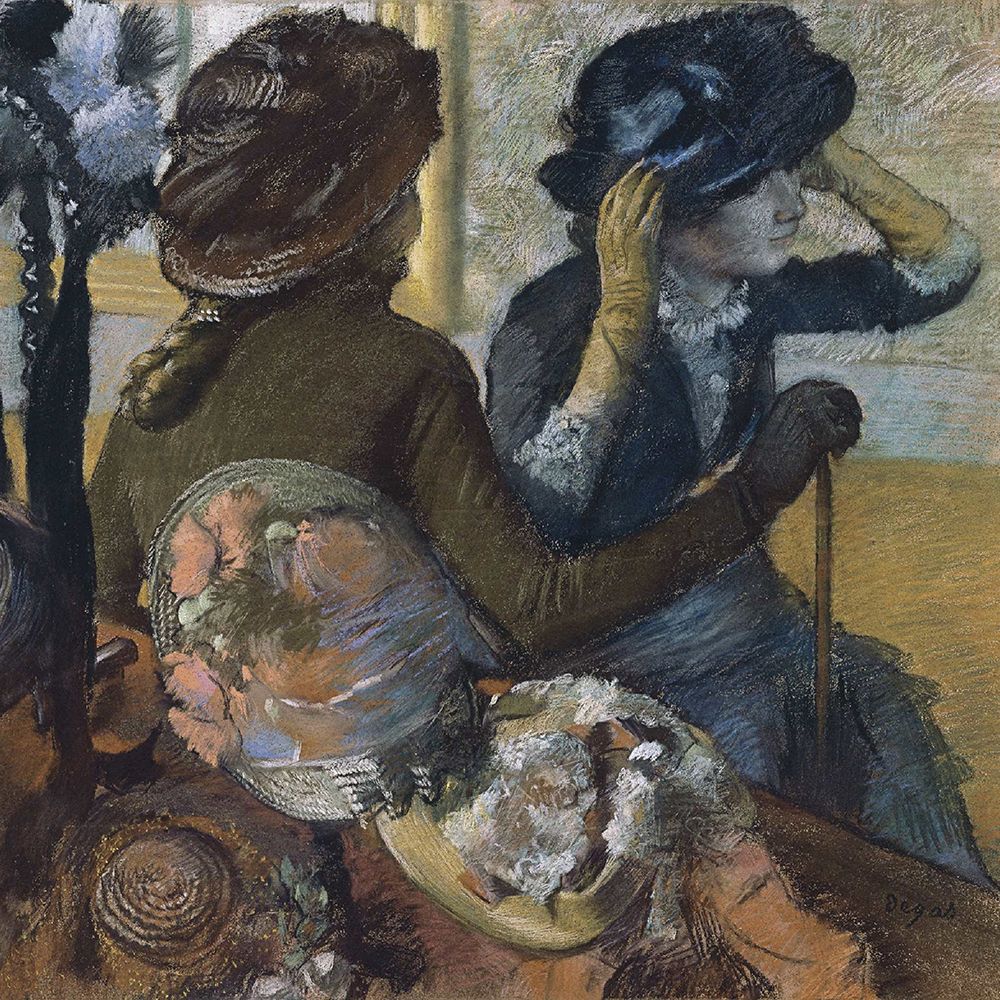 At the Milliners art print by Edgar Degas for $57.95 CAD