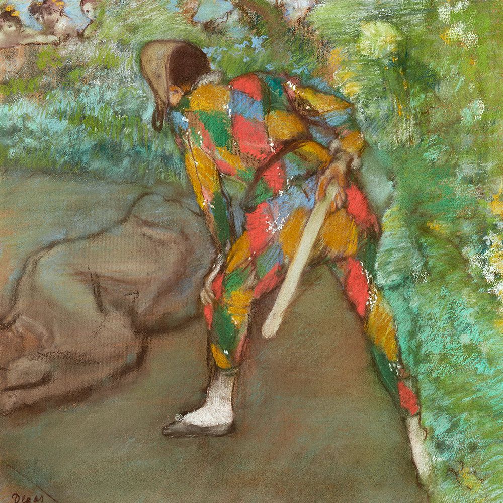 Harlequin No.3 art print by Edgar Degas for $57.95 CAD