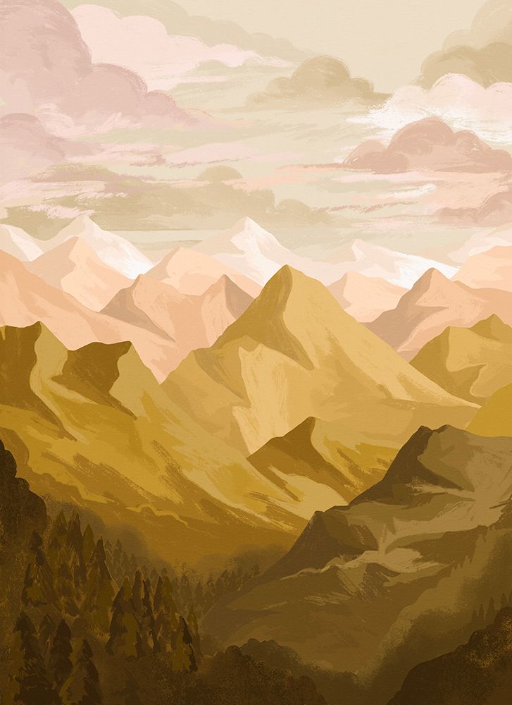 Mountain View art print by Goed Blauw for $57.95 CAD