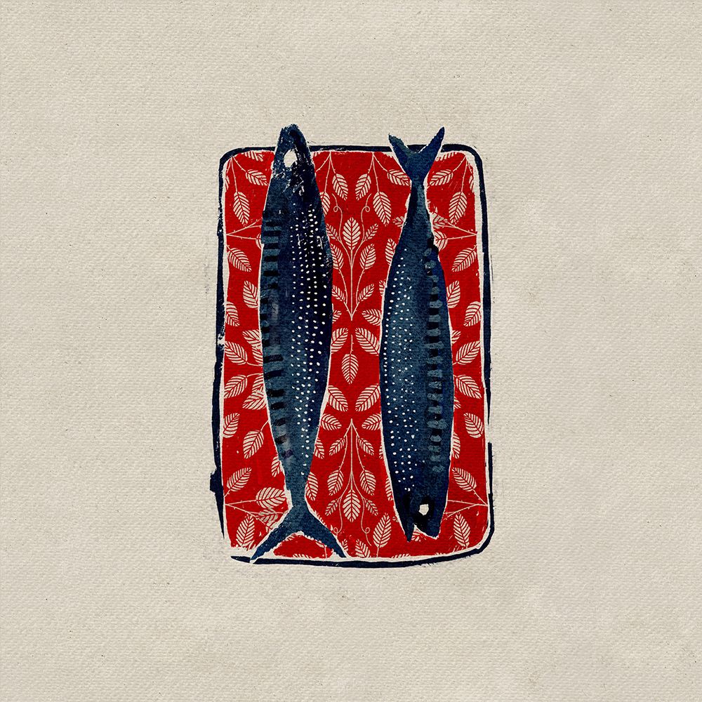 Sardine In Red art print by Katie O'Shea for $57.95 CAD