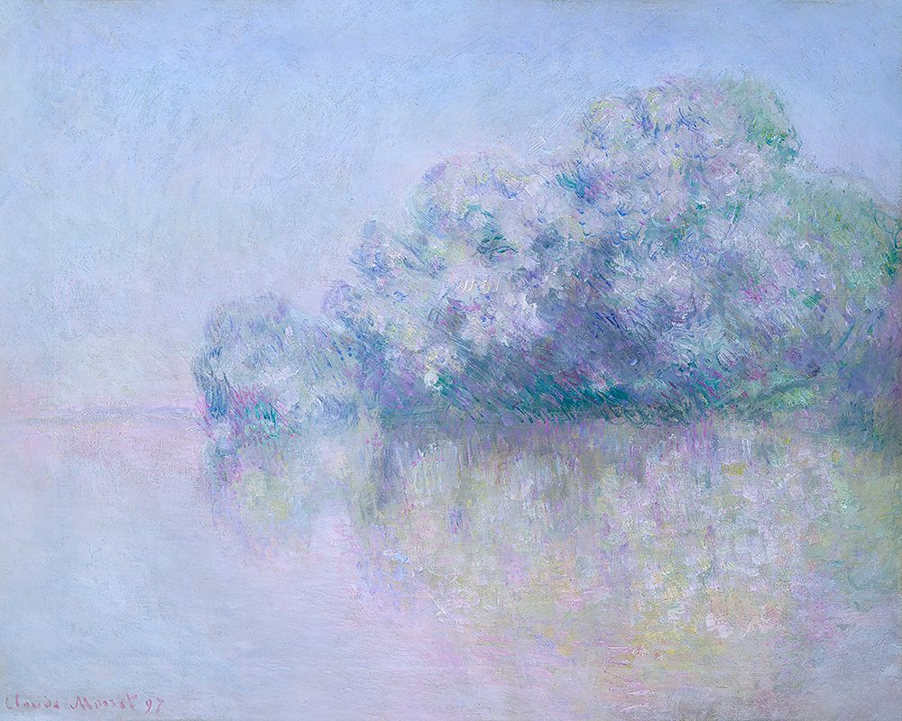 Île Aux Orties Near Vernon (1897) By Claude Monet art print by Claude Monet for $57.95 CAD
