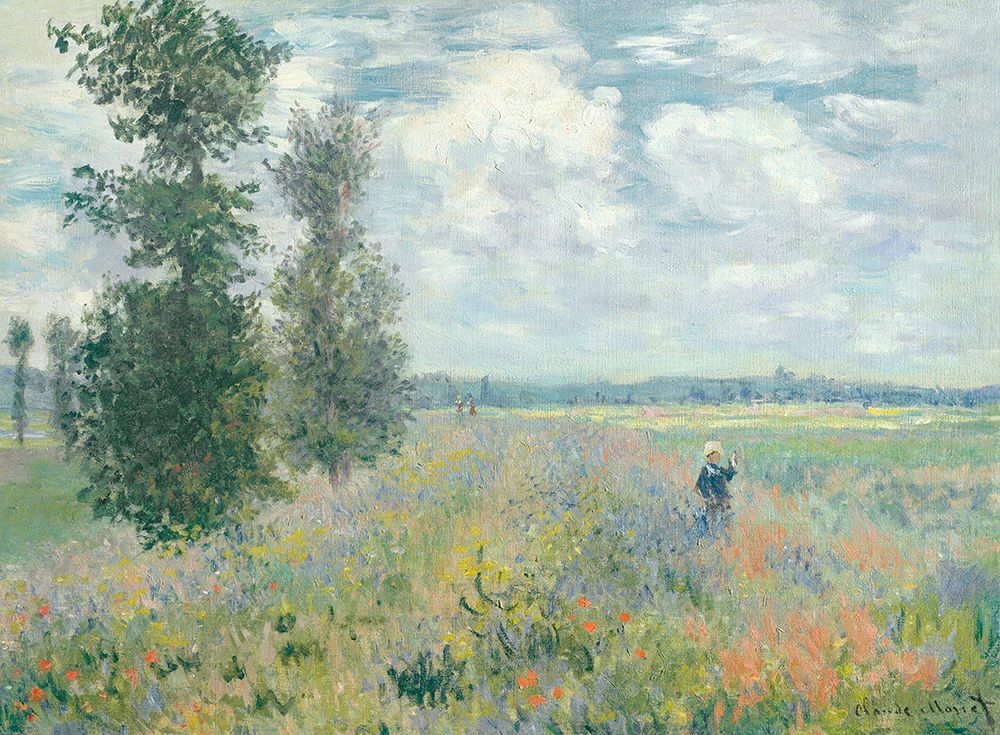 Poppy Fields Near Argenteuil (1875) By Claude Monet art print by Claude Monet for $57.95 CAD