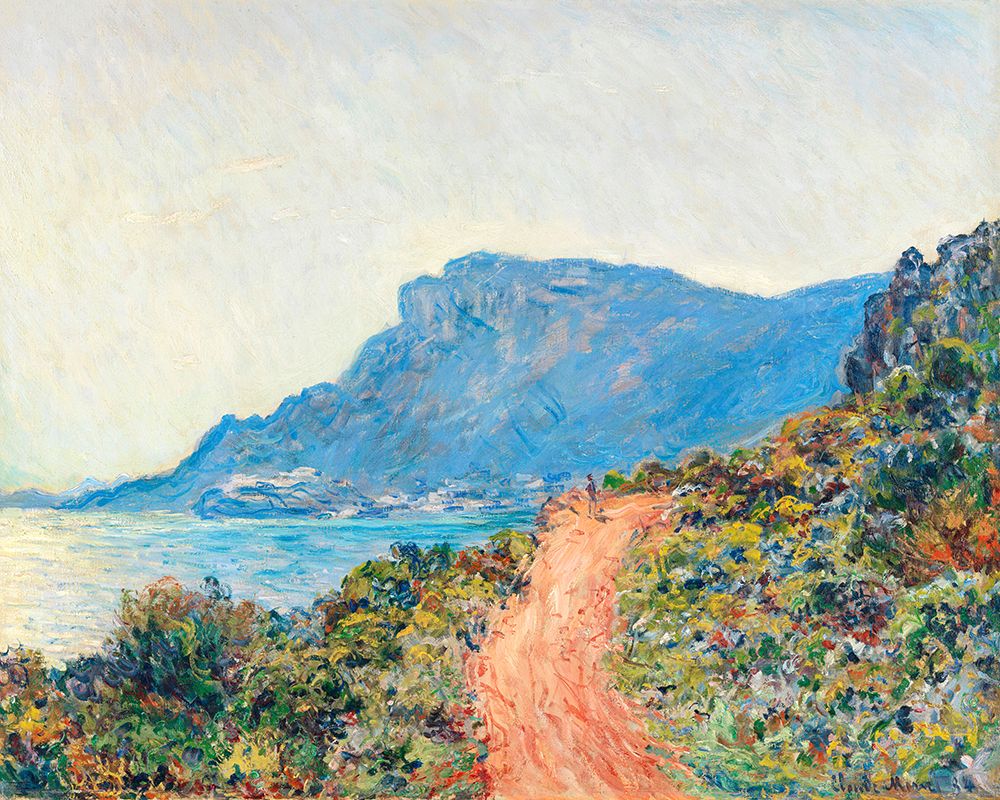 The Corniche Near Monaco (1884) art print by Claude Monet for $57.95 CAD