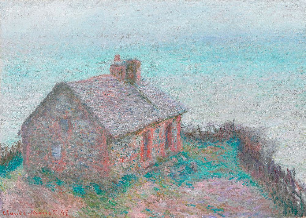 The Customs House At Varengeville (1897) art print by Claude Monet for $57.95 CAD