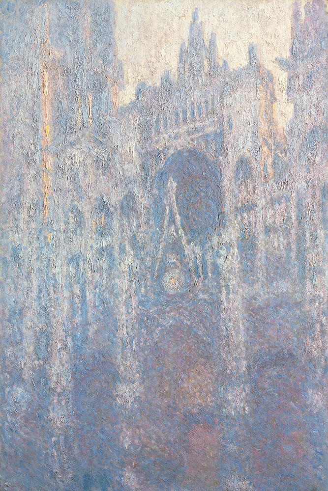 The Portal of Rouen Cathedral In Morning Light (1894) art print by Claude Monet for $57.95 CAD