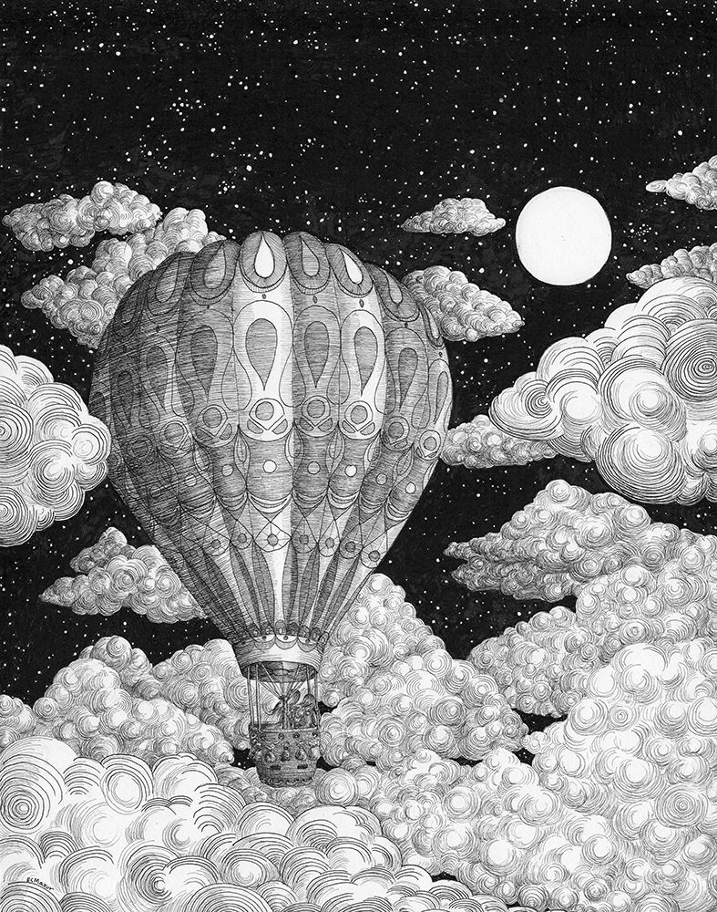 Adventure Awaits Large art print by E.C. Mazur for $57.95 CAD