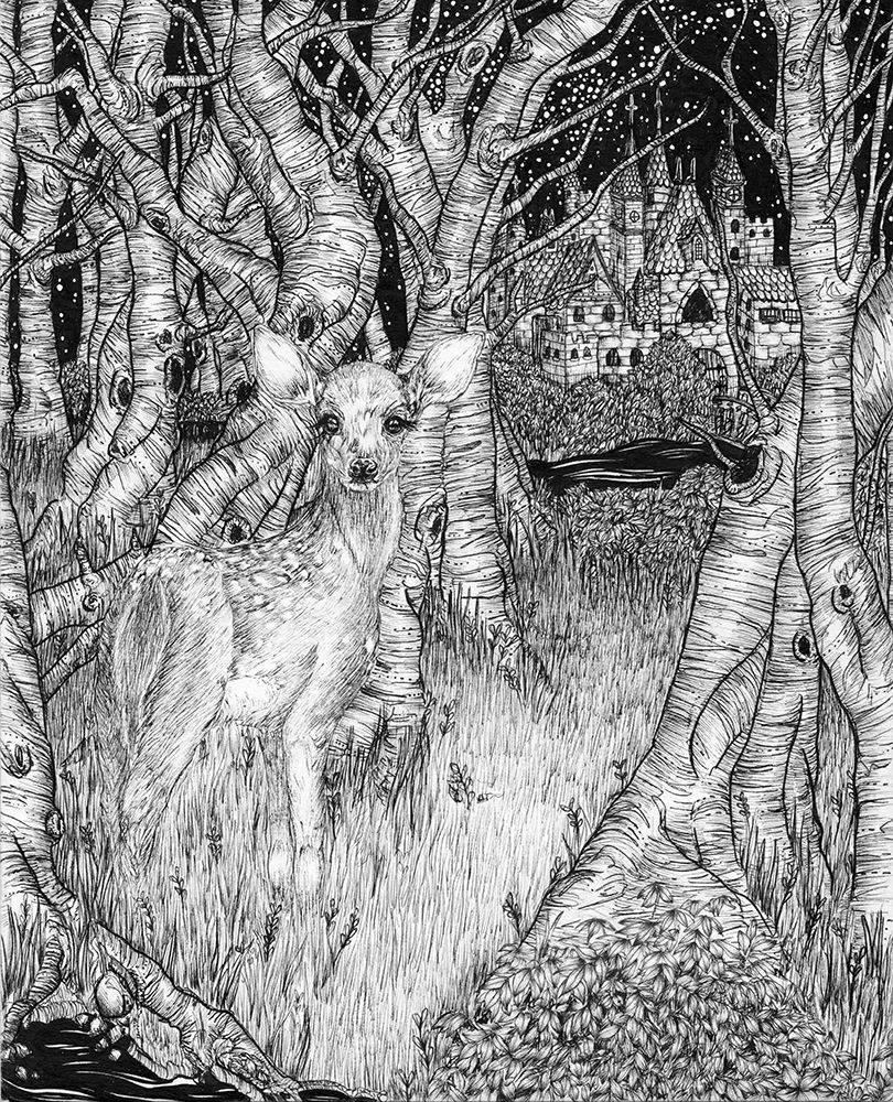I Have Far To Run Original art print by EC Mazur for $57.95 CAD