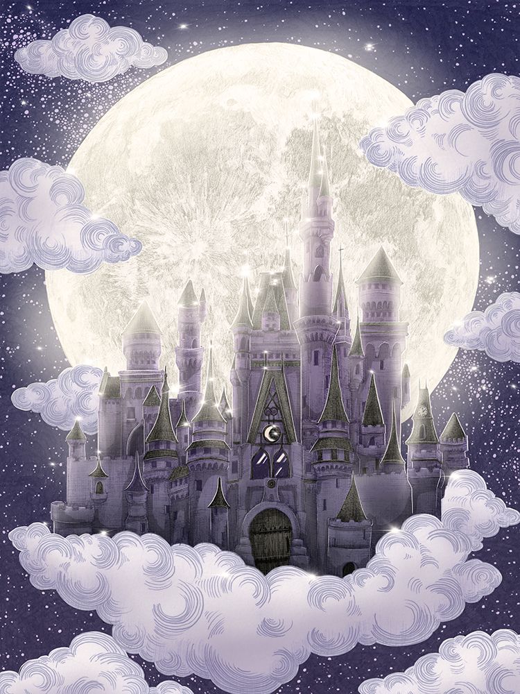 Magic Moon Kingdom Colour Version art print by EC Mazur for $57.95 CAD