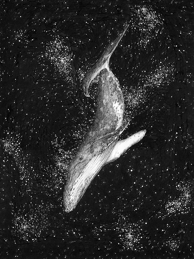 Magic Ocean Whale Large art print by EC Mazur for $57.95 CAD