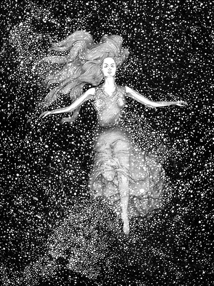 Midnight Swim art print by E.C. Mazur for $57.95 CAD