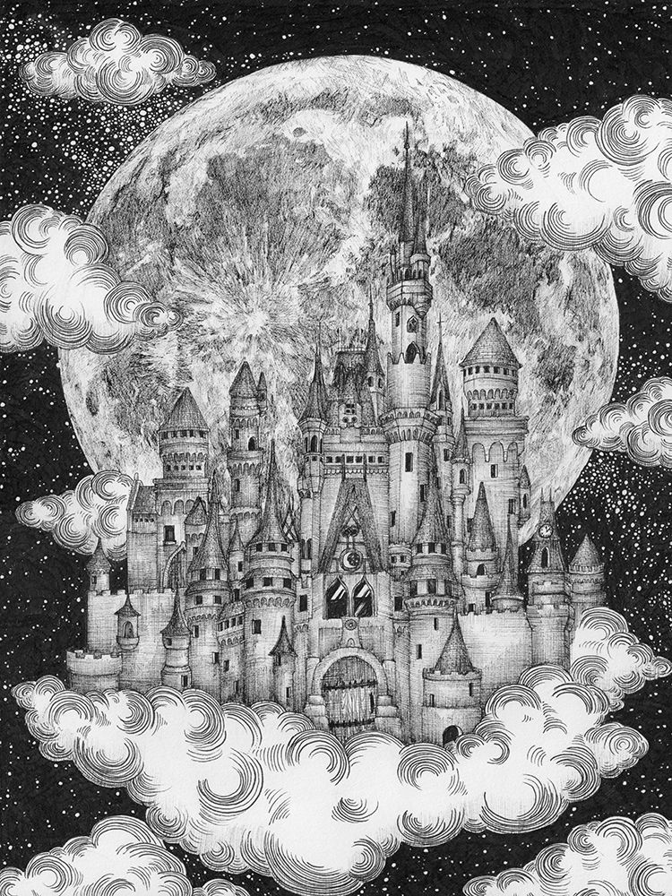 Moon Kingdom Original art print by E.C. Mazur for $57.95 CAD