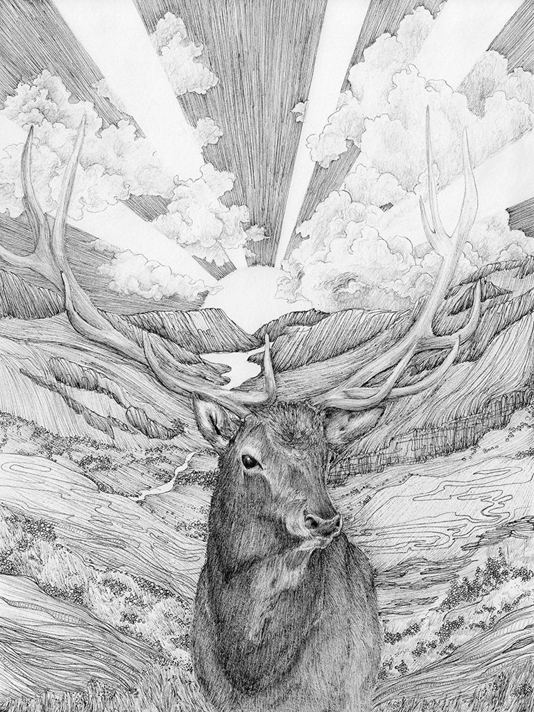Rise With the Sun Original art print by E.C. Mazur for $57.95 CAD
