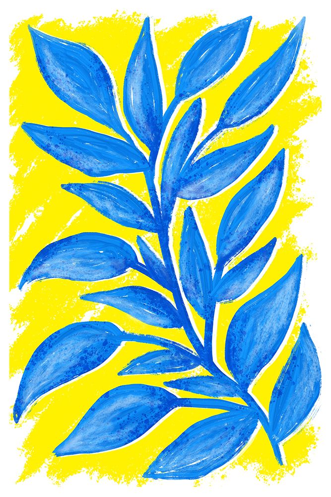 Blue Plant art print by Martina for $57.95 CAD