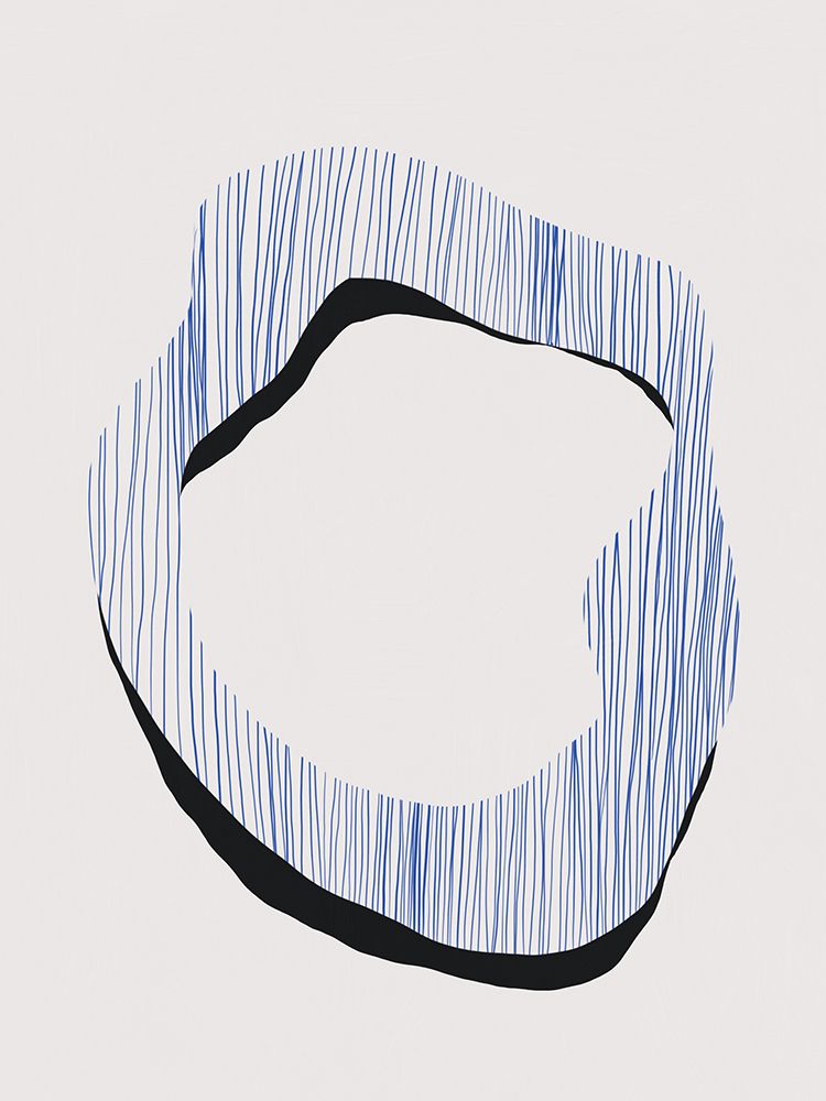 Linear organic pen line 02 art print by Little Dean for $57.95 CAD