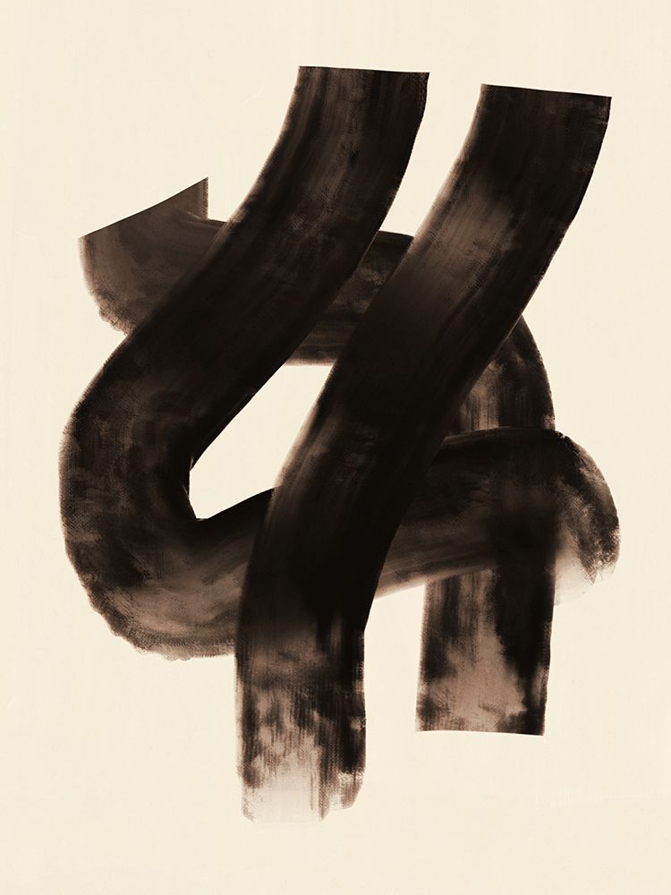 Minimal bold brush 02 art print by Little Dean for $57.95 CAD