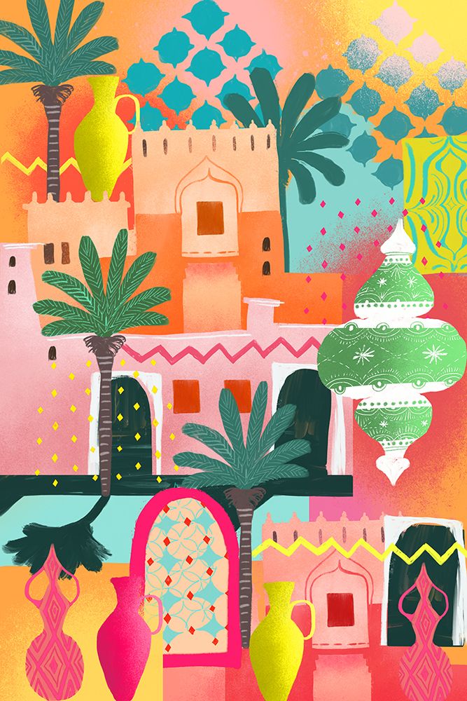 Morocco Afternoon art print by Uta Krogmann for $57.95 CAD