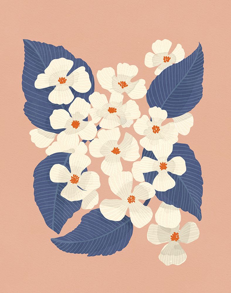 Dogwoods 1 art print by Katie O'Shea for $57.95 CAD