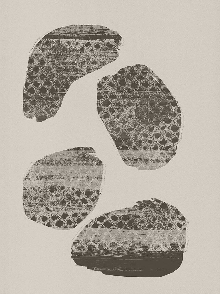 Stones. Organic Patterned Shapes. art print by Dina Dankers for $57.95 CAD
