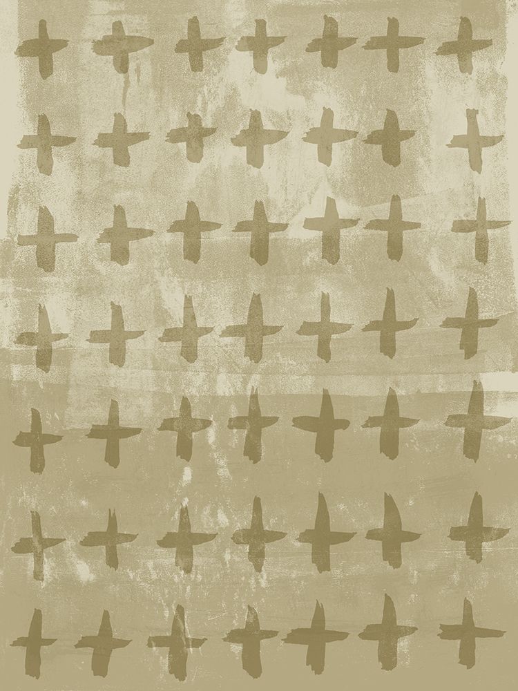 Remember. Green ink crosses pattern. art print by Dina Dankers for $57.95 CAD