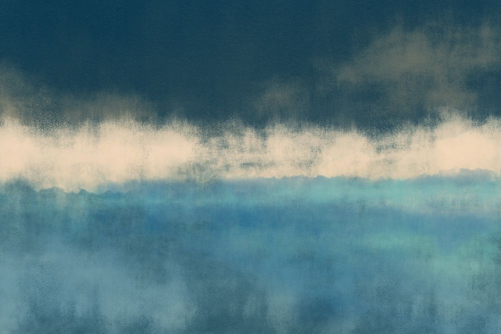 Abstract Landscape in blue and white. art print by Dina Dankers for $57.95 CAD