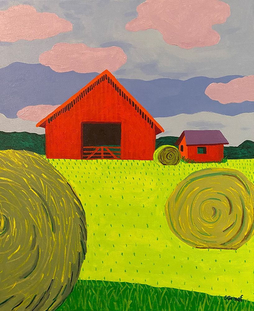 Bales of Hay art print by Sue Graef for $57.95 CAD