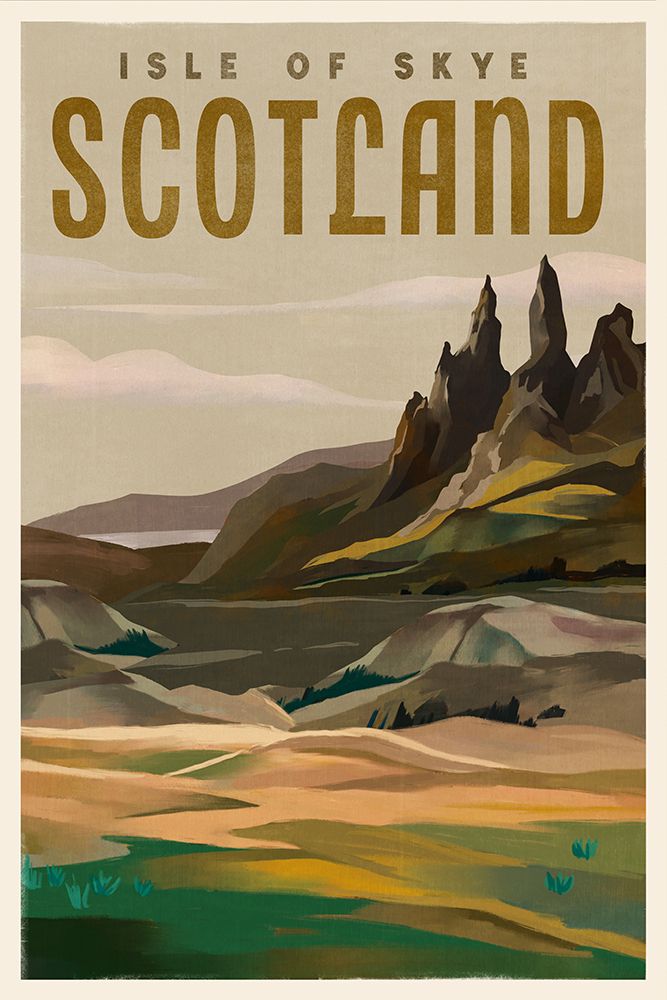 Isle of Skye Poster art print by The Whiskey Ginger for $57.95 CAD