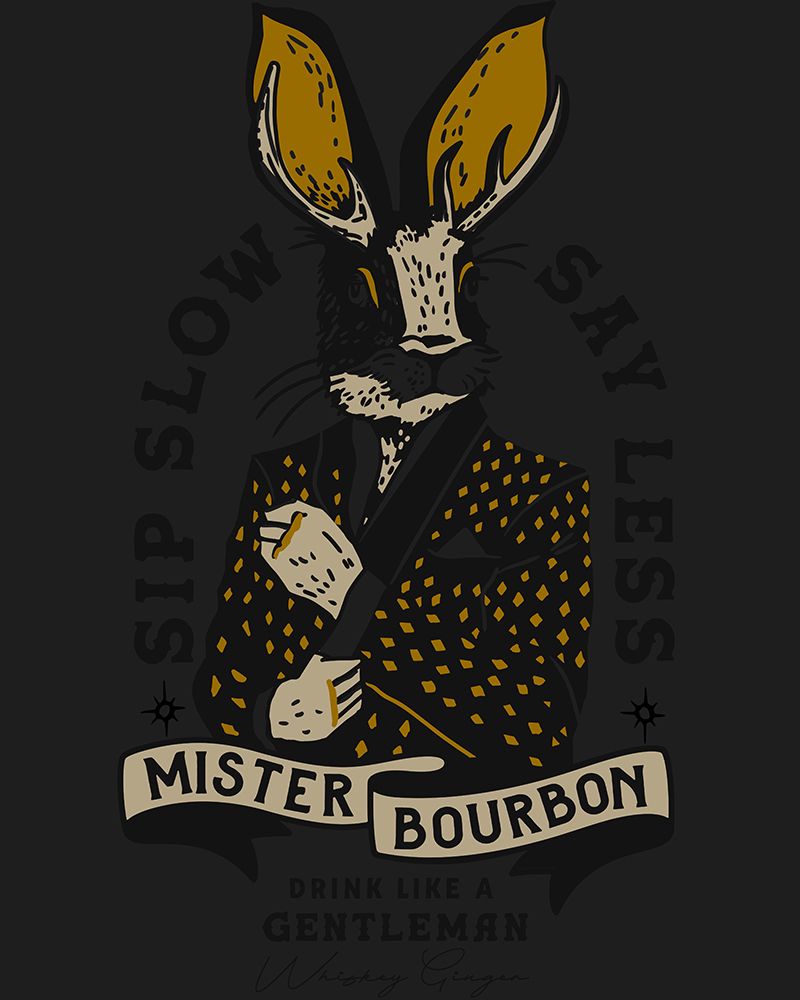 Misterbourbon.png art print by The Whiskey Ginger for $57.95 CAD