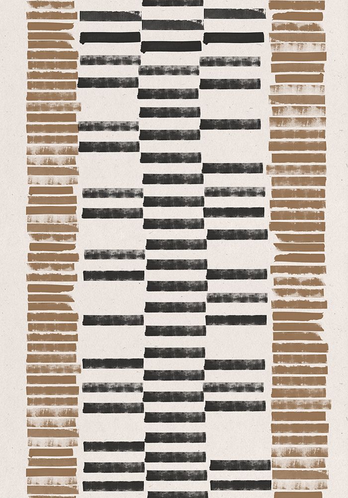 LINO CUT PATTERN NO.2 art print by The Miuus Studio for $57.95 CAD