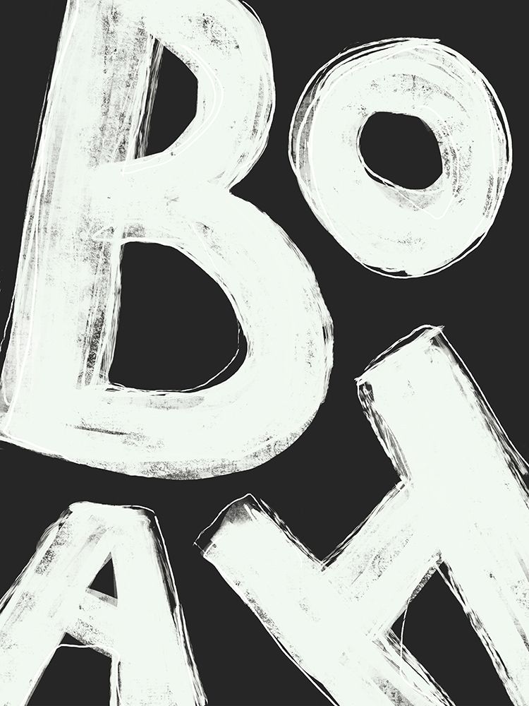 Bold Abstract Letters art print by Sarah Buhler for $57.95 CAD
