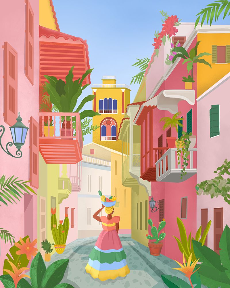 Cartagena art print by Petra Lizde for $57.95 CAD