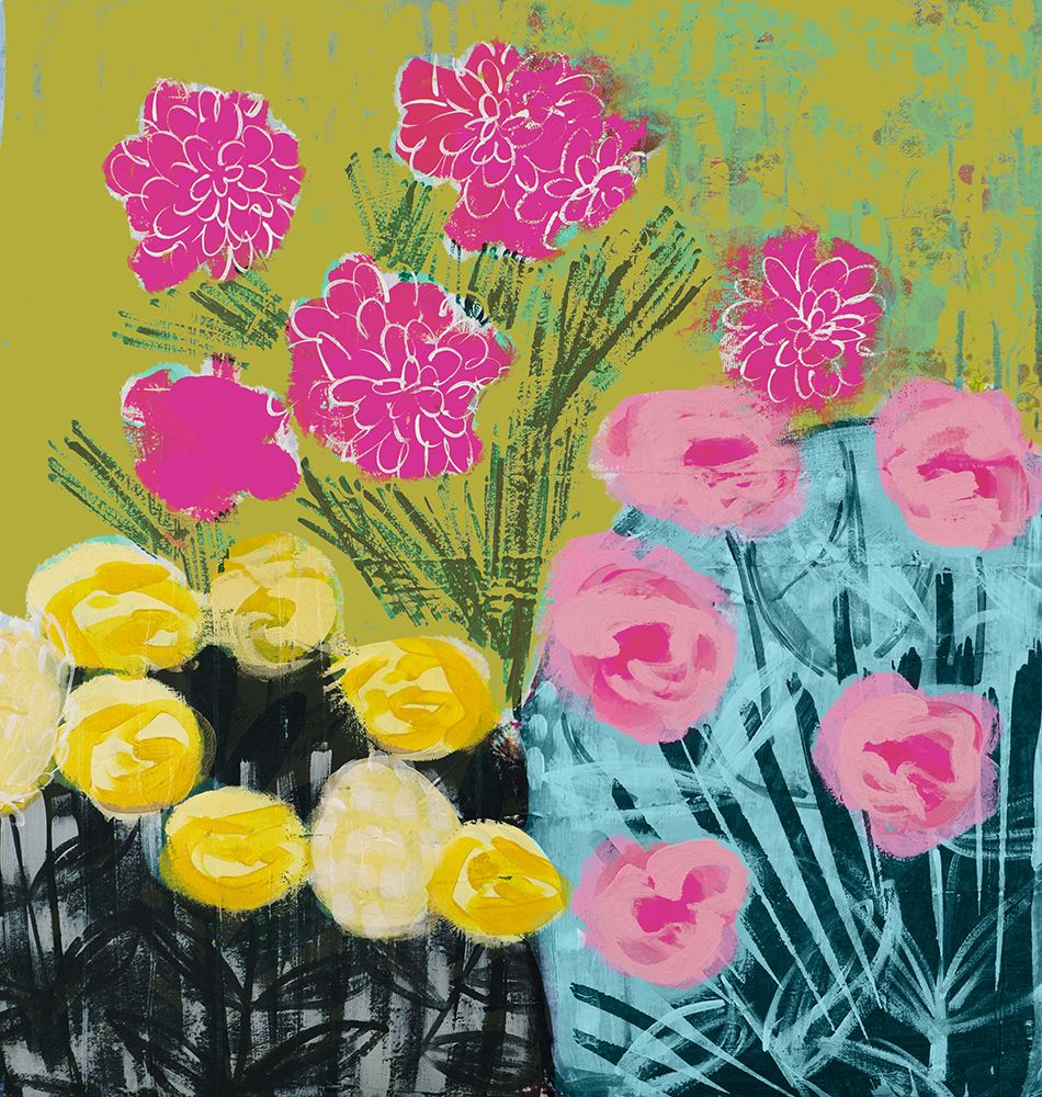 Pop Garden I art print by Shelley Hampe for $57.95 CAD