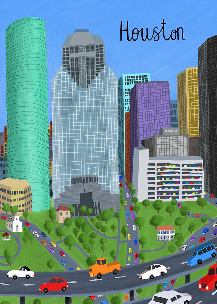 Downtown art print by Carla Daly for $57.95 CAD