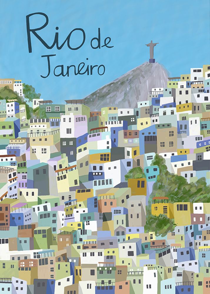 Rio De Janeiro art print by Carla Daly for $57.95 CAD