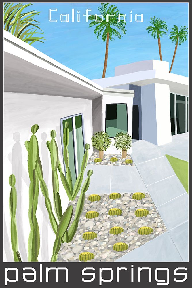 Dalc 196 Palm Springs 25x35 art print by Carla Daly for $57.95 CAD