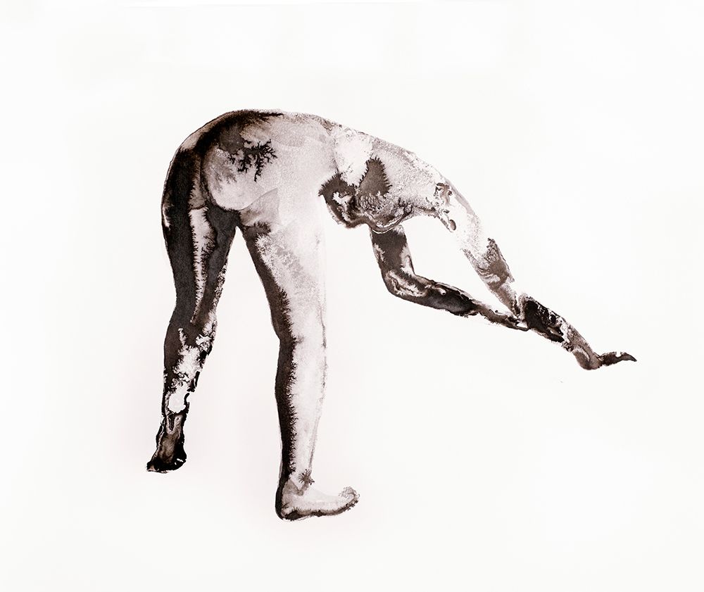 Ink Study No. 4 (gebückt) art print by Joshua Hoskins for $57.95 CAD