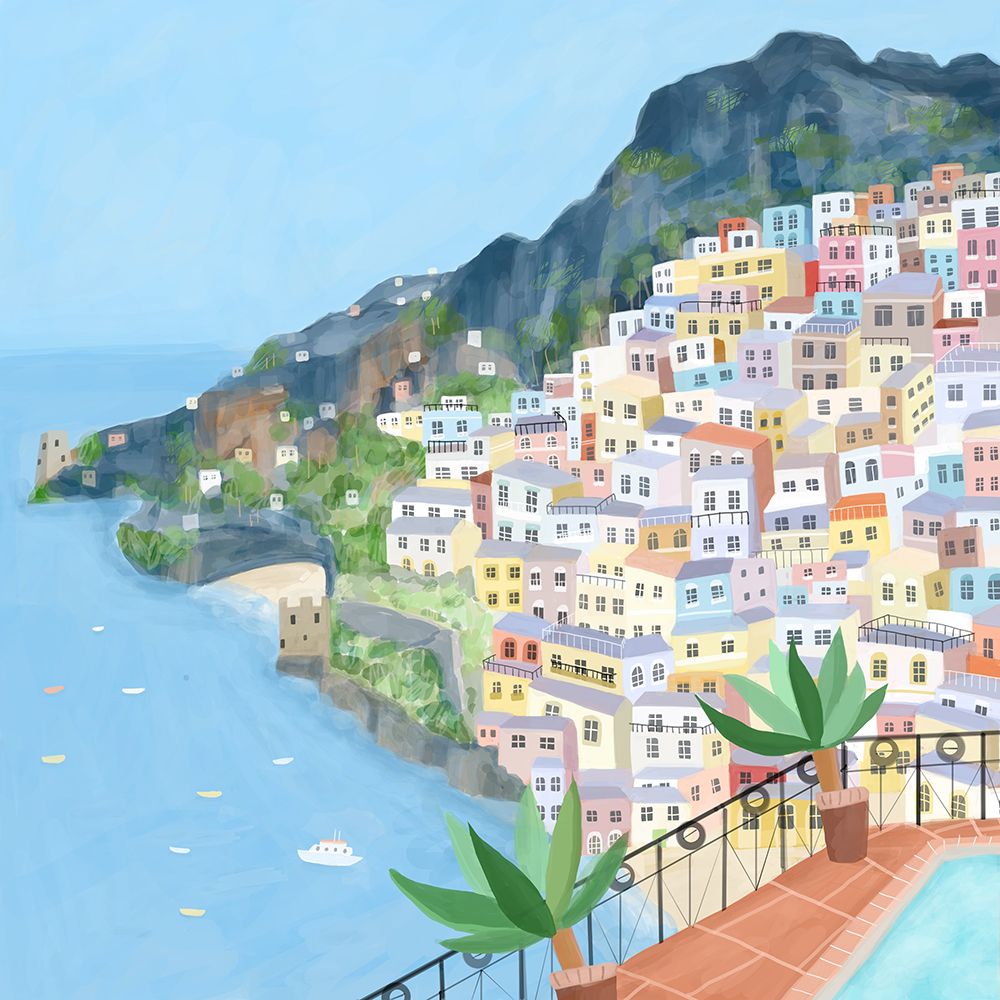 Positano art print by Carla Daly for $57.95 CAD