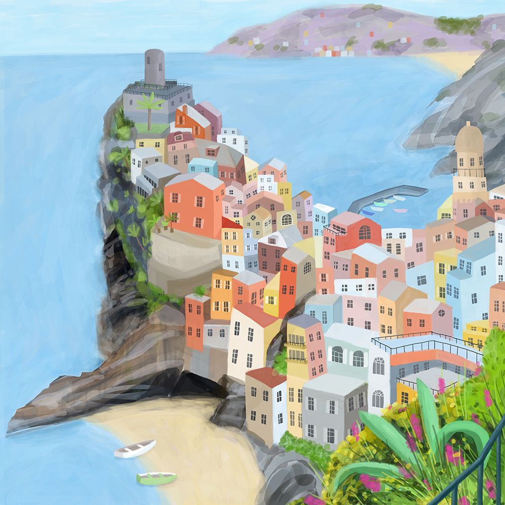 Vernazza art print by Carla Daly for $57.95 CAD