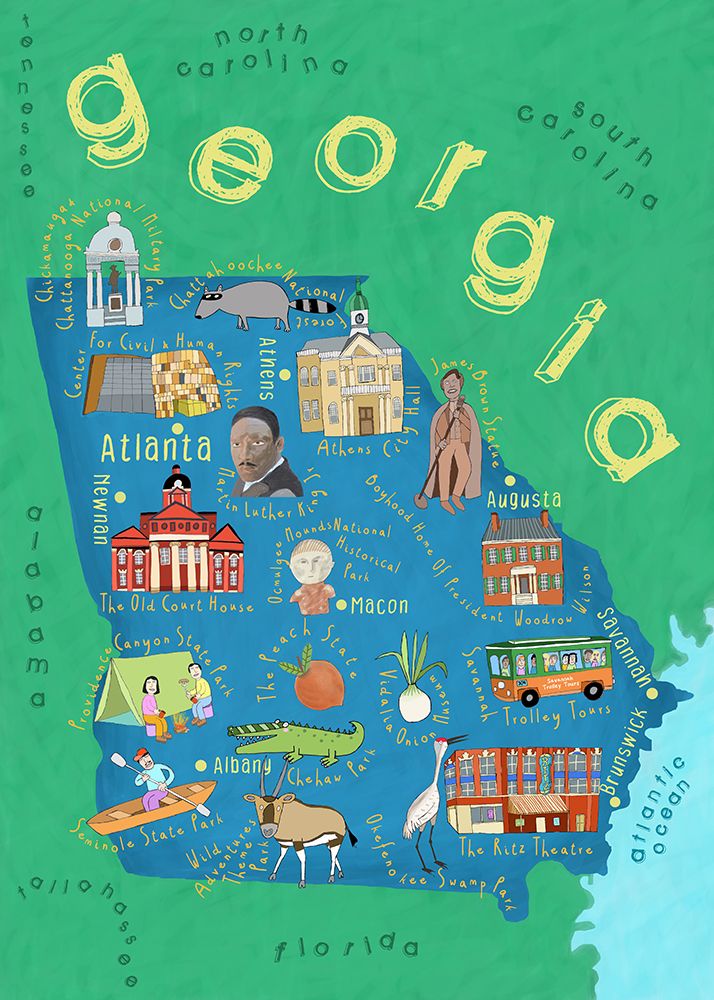 Dal 118b Georgia 35x25 art print by Carla Daly for $57.95 CAD