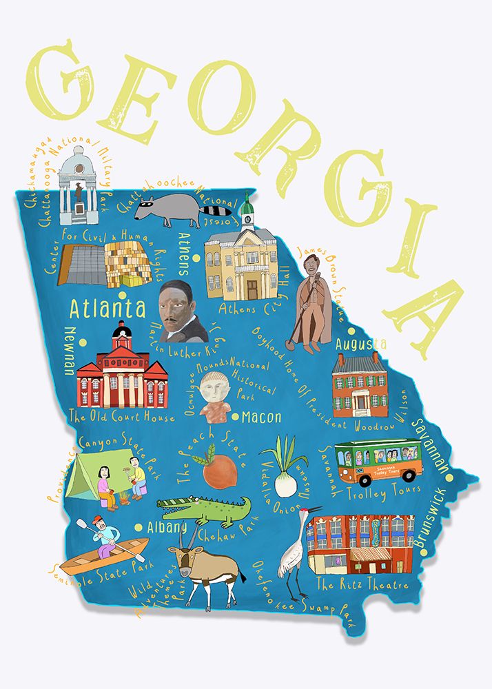 Dal 118b Georgia 35x25 art print by Carla Daly for $57.95 CAD