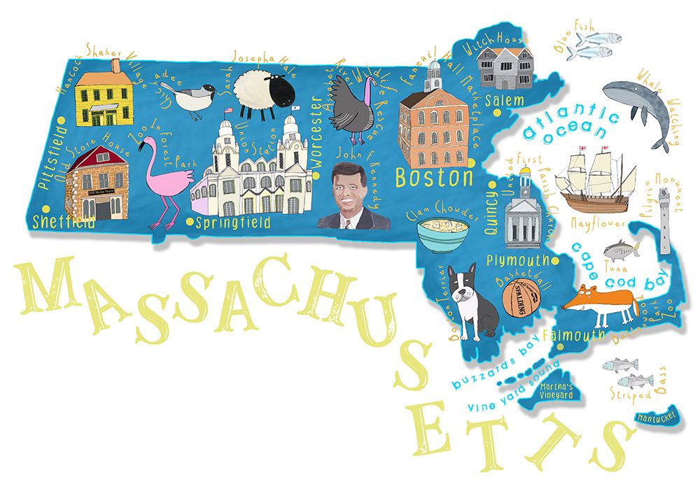 Dal 117b Massachusetts 35x25 art print by Carla Daly for $57.95 CAD